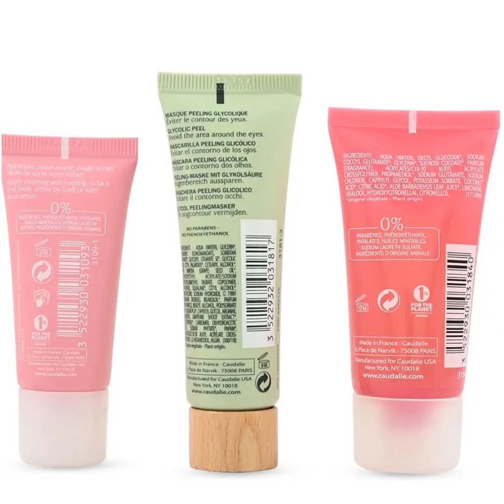SOLD Caudalie Best Seller Skincare Mini Set with Transparent Carry Case - Picture 2 of 5